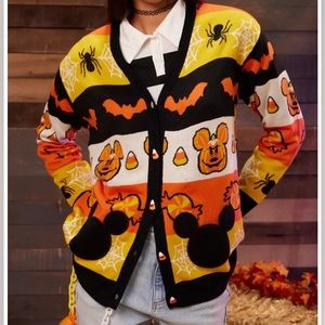 Her Universe Disney Halloween Icons Stripe Cardigan